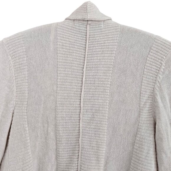 Calvin Klein Jeans Womens Open Front Beige Cardigan Small Lightweight Knit - Picture 5 of 9